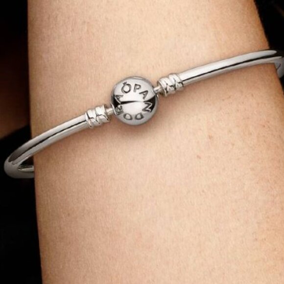 Pandora Jewelry - Genuine Pandora Moments Sterling Silver Bangle Bracelet
